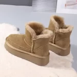نیم بوت چرم زنانه