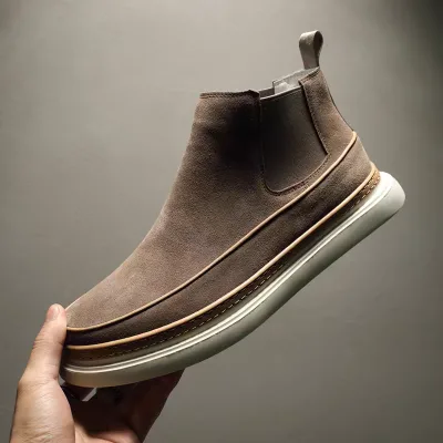 نیم بوت مردانه چرم وارداتی