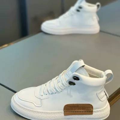 قیمت کفش نیم بوت مردانه سفید وارداتی