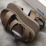 خرید کفش تابستانه چرم قهوه ای مردانه ترند خارجی