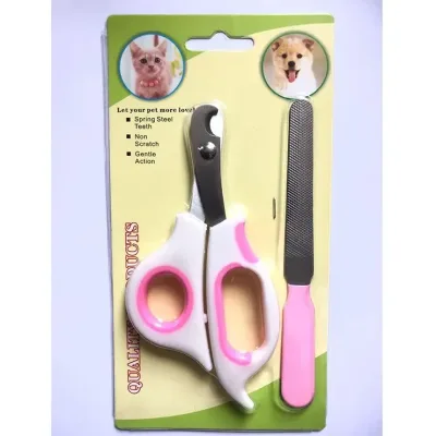 قیمت ناخن گیر سگ و گربه + سوهان رنگ سفید و صوردتی (بسته بندی مقوایی)